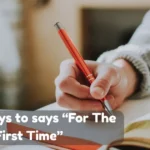 For The First Time
