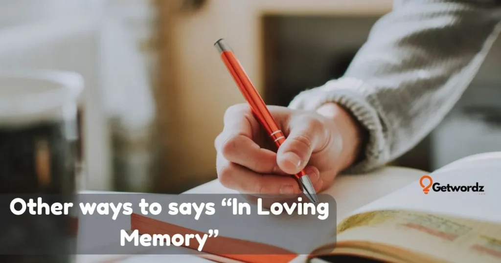 In Loving Memory