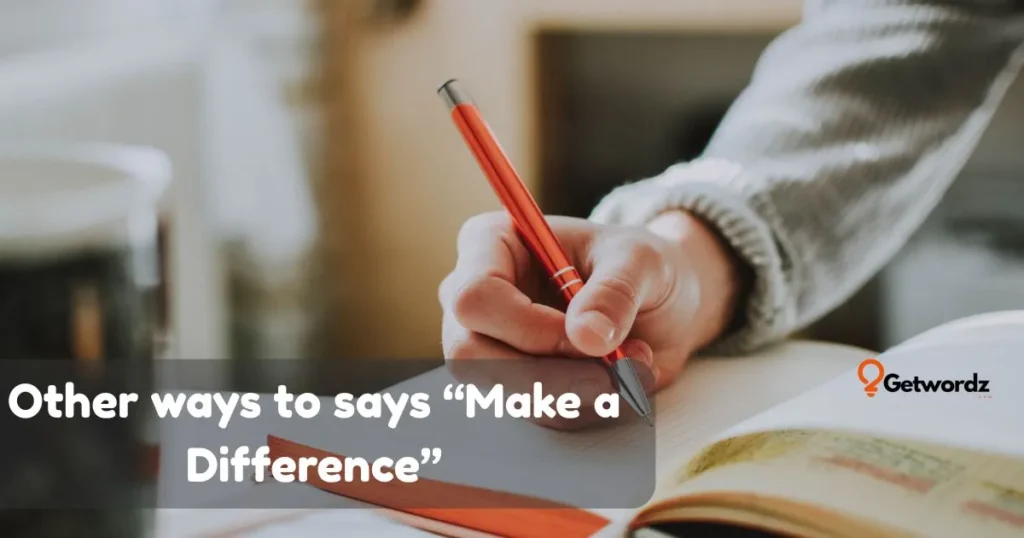Make a Difference