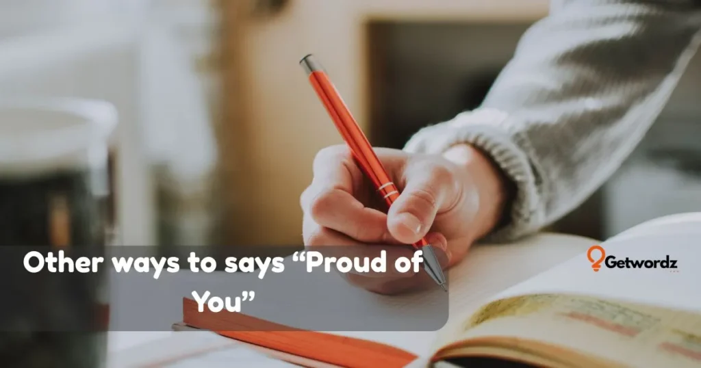 proud of you