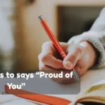 proud of you