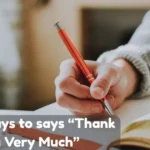 Thank You Very Much