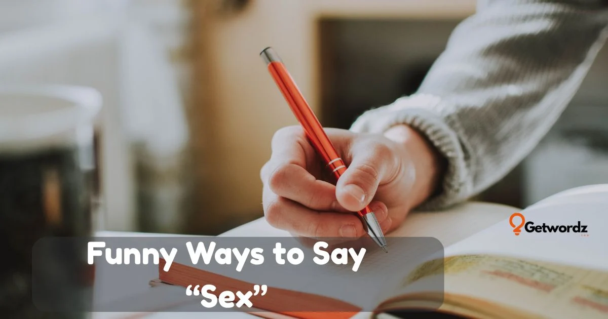 Funny Ways To Say Sex