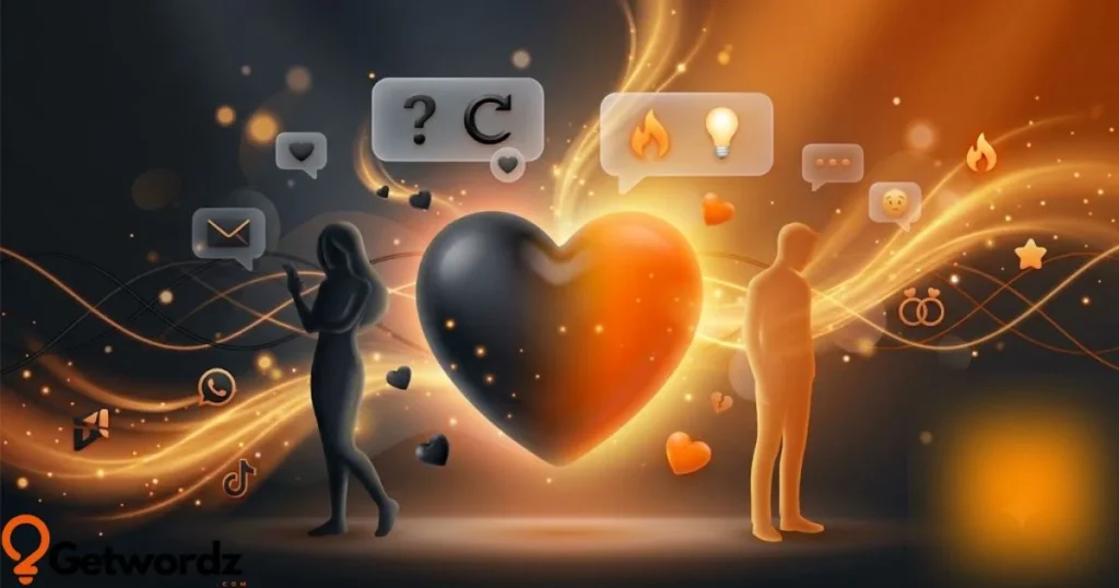 Black And Orange Heart Emoji Meaning