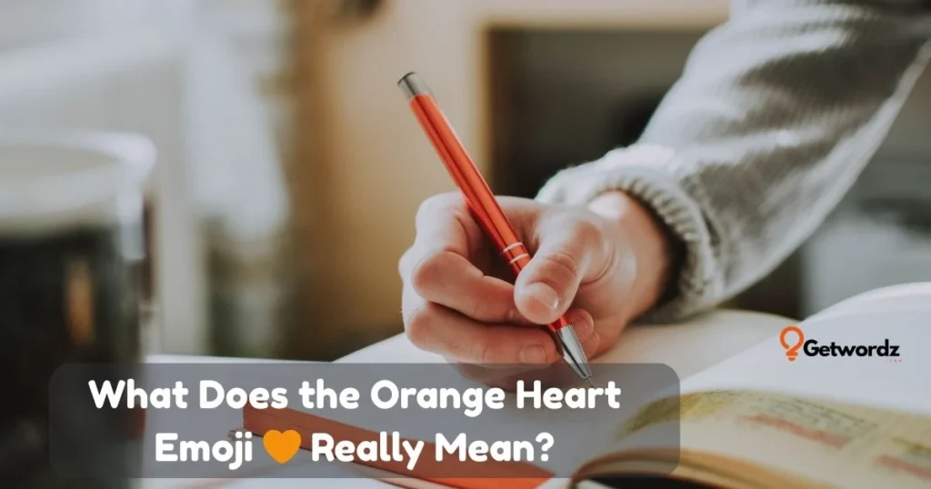 Orange Heart Emoji Really Mean