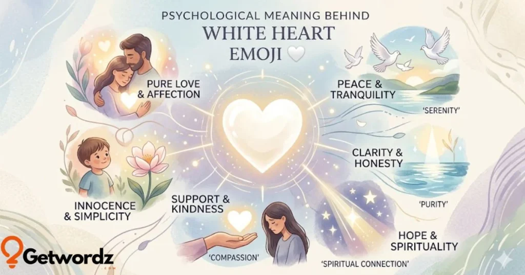 Psychological Meaning Behind White Heart Emoji