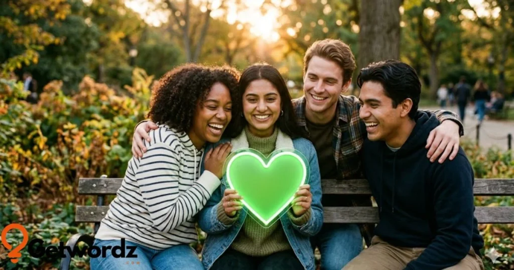 Green Heart Emoji In Friendships