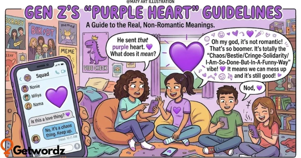 Purple Heart Emoji Meaning Gen Z