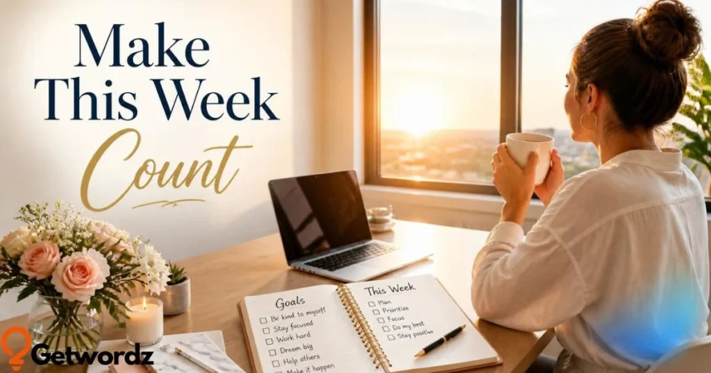 Make This Week Count