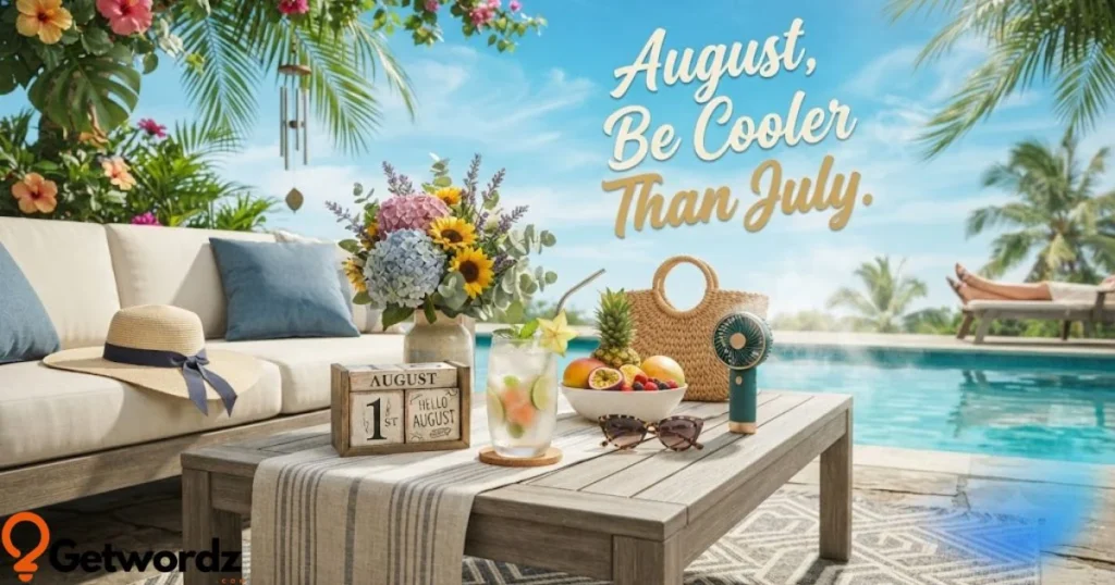 August Be Cooler Than July