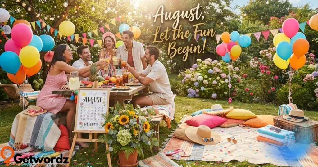 August Let The Fun Begin