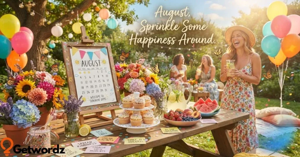 August Sprinkle Some Happiness Around