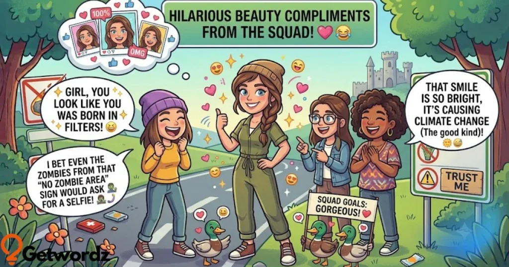Hilarious Compliments For Beauty
