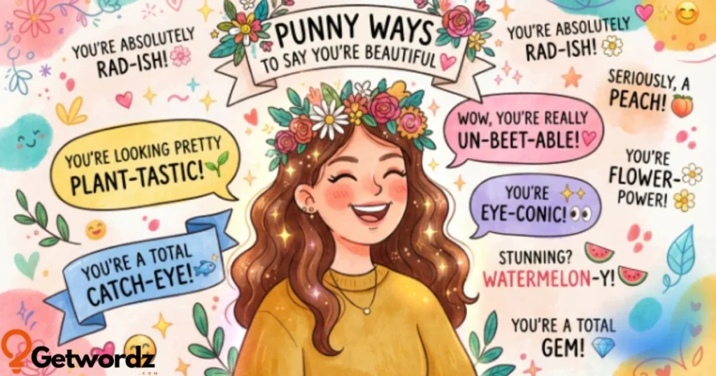 Punny Ways To Say Youre Beautiful