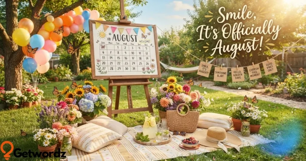 Smile Its Officially August