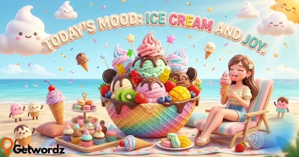 Todays Mood Ice Cream And Joy