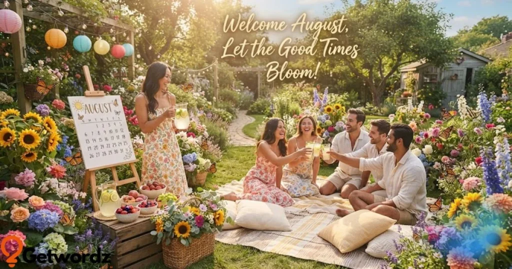 Welcome August Let The Good Times Bloom