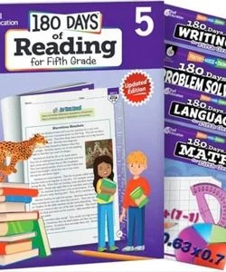 180 Days Reading For Fifth Grade