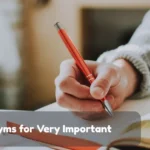 Synonyms For Very Important 1